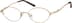 Oval Glasses 452714 in Gold