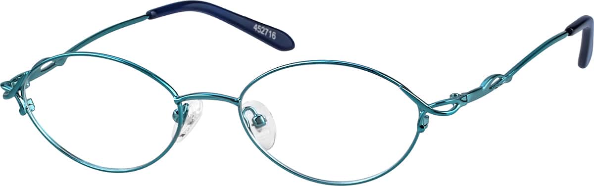 Gold Oval Glasses #452714 | Zenni Optical