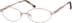 Oval Glasses 452919 in Rose Gold