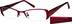 Oval Glasses 453518 in Red