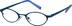 Kids’ Oval Glasses 454116 in Blue