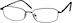 Rectangle Glasses 455221 in Black