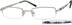 Kids’ Rectangle Glasses 456111 in Silver
