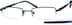 Kids’ Rectangle Glasses 456116 in Blue