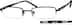 Kids’ Rectangle Glasses 456121 in Black