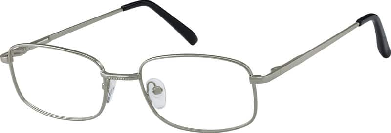 Silver Rectangle Glasses #460711 | Zenni Optical Canada