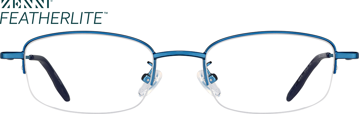 Blue Rectangle Glasses