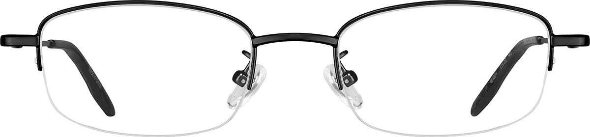 Black Rectangle Glasses #461821
