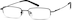 Rectangle Glasses 461921 in Black