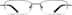 Rectangle Glasses 461921 in Black