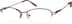 Rectangle Glasses 462318 in Red