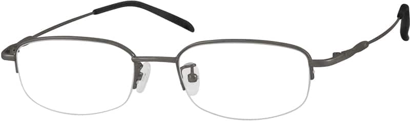 百光 Black Rectangle Glasses #462821 | Zenni Optical