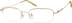 Rectangle Glasses 462814 in Gold