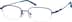 Rectangle Glasses 462816 in Blue