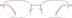 Rectangle Glasses 462819 in Pink