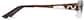 Side view of Oval Glasses 463115 in Brown thumbnail