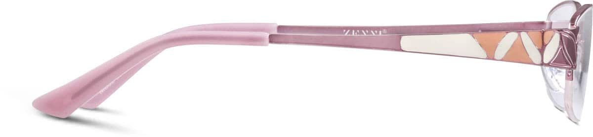 Side view of Oval Glasses 463119 in Pink