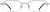 Front view of Rectangle Glasses 463212 in Gray thumbnail