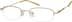 Rectangle Glasses 463214 in Gold