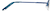 Side view of Rectangle Glasses 463216 in Blue thumbnail