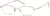 Angle view of Rectangle Glasses 463219 in Pink thumbnail
