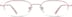 Rectangle Glasses 463219 in Pink