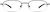 Front view of Rectangle Glasses 463221 in Black thumbnail