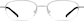Front view of Oval Glasses 463311 in Silver thumbnail