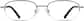 Front view of Oval Glasses 463312 in Gray thumbnail