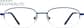 Front view of Oval Glasses 463316 in Blue thumbnail