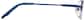 Side view of Oval Glasses 463316 in Blue thumbnail