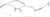 Angle view of Rectangle Glasses 463319 in Pink thumbnail