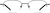 Front view of Rectangle Glasses 463321 in Black thumbnail