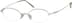 Oval Glasses 463511 in Silver