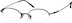 Oval Glasses 463521 in Black