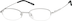 Oval Glasses 463611 in Silver