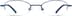 Oval Glasses 463616 in Blue