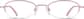 Front view of Oval Glasses 463619 in Pink thumbnail