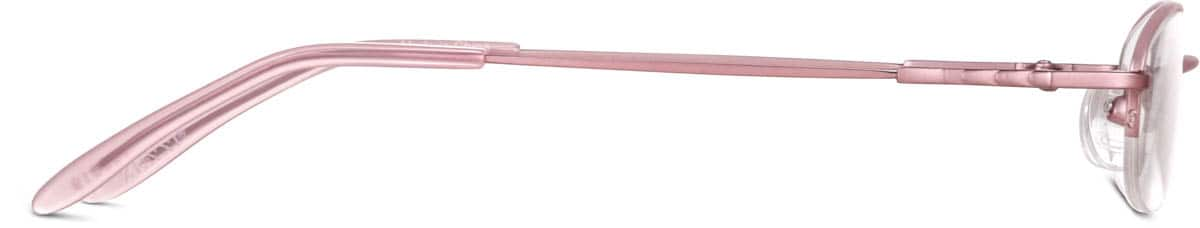 Side view of Oval Glasses 463619 in Pink