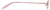 Side view of Oval Glasses 463619 in Pink thumbnail
