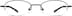 Oval Glasses 463621 in Black