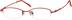 Oval Glasses 464818 in Red