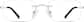 Front view of Customizable Rimless Glasses 466511 in Silver thumbnail