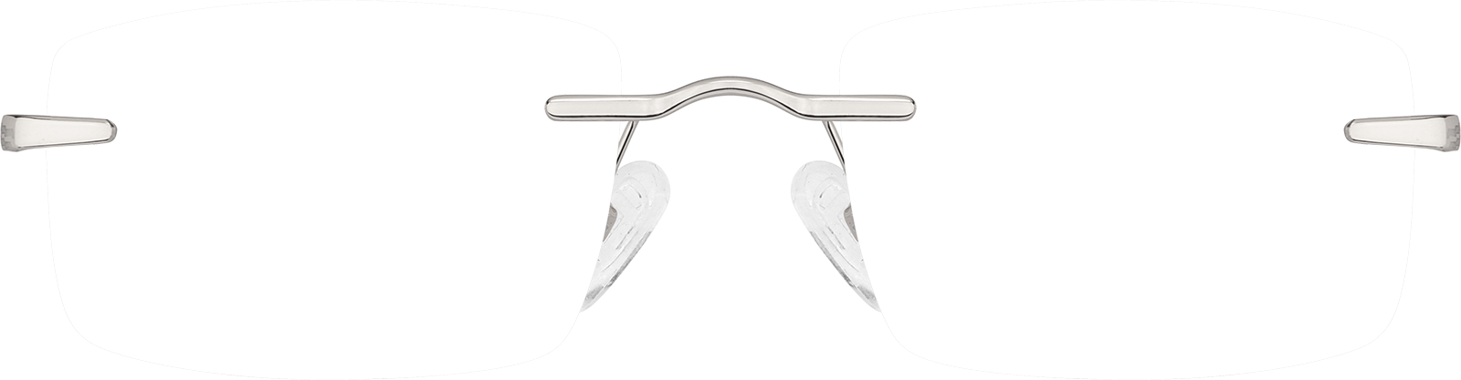Blue Customizable Rimless Glasses #466516 | Zenni Optical