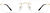Front view of Rimless Glasses 466514 in Gold thumbnail