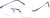 Angle view of Rimless Glasses 466516 in Blue thumbnail