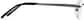 Side view of Customizable Rimless Glasses 466521 in Black thumbnail