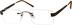 Rimless Glasses 466615 in Brown
