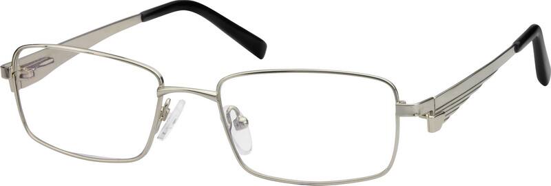 Silver Rectangle Glasses #467611 | Zenni Optical