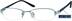 Oval Glasses 470716 in Blue